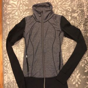 NWOT Lululemon black and grey zip up jacket